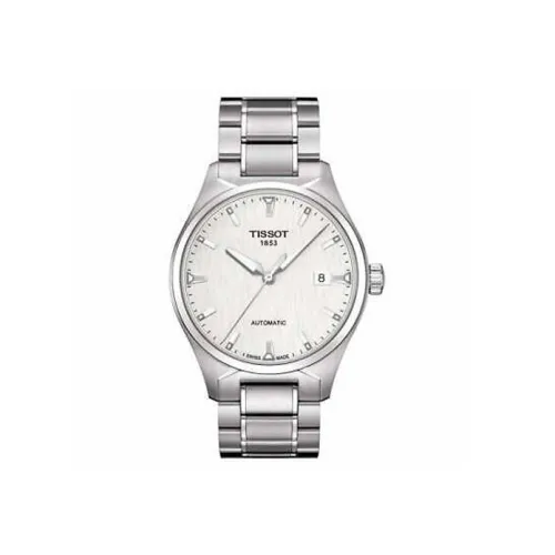 TISSOT Automatic Mechanical Movement Men's Watches Swiss Watches 39mm Silver Dial T060.407.11.031.00