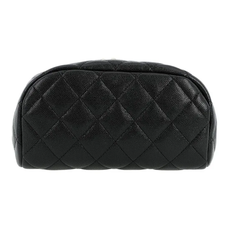 CHANEL Cow Leather Salzburg Backpack Tubas Women's Black-3
