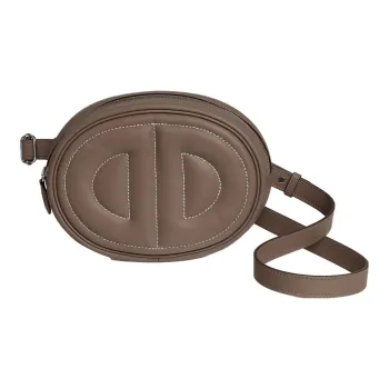 HERMES In The Loop Swift Calfskin Pig Nose Bag Handheld Crossbody Fanny Pack Regular Women's 18 Etoupe Elephant Gray