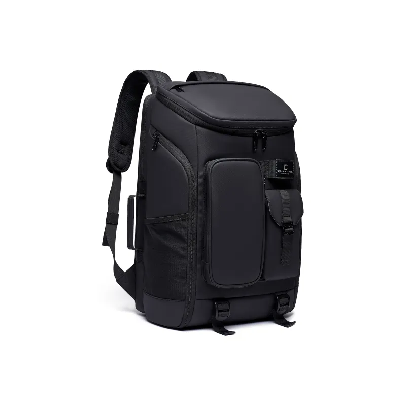 TANGCOOL Oxford Backpack Unisex Black/White-2