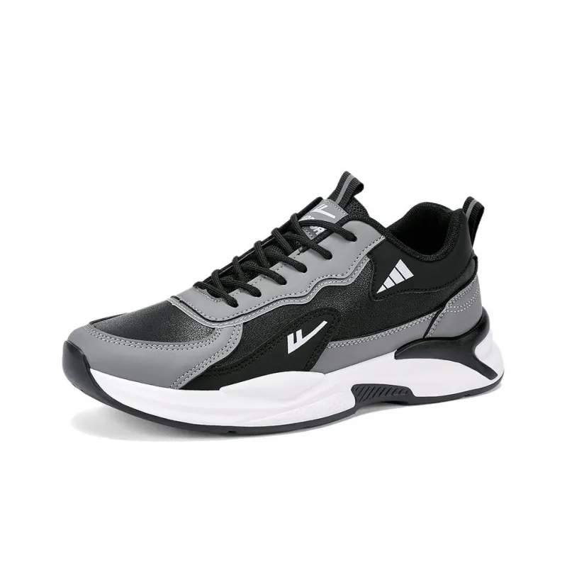 Warrior Abrasion Resistant Low Top Casual Shoes Men's Black Gray-1