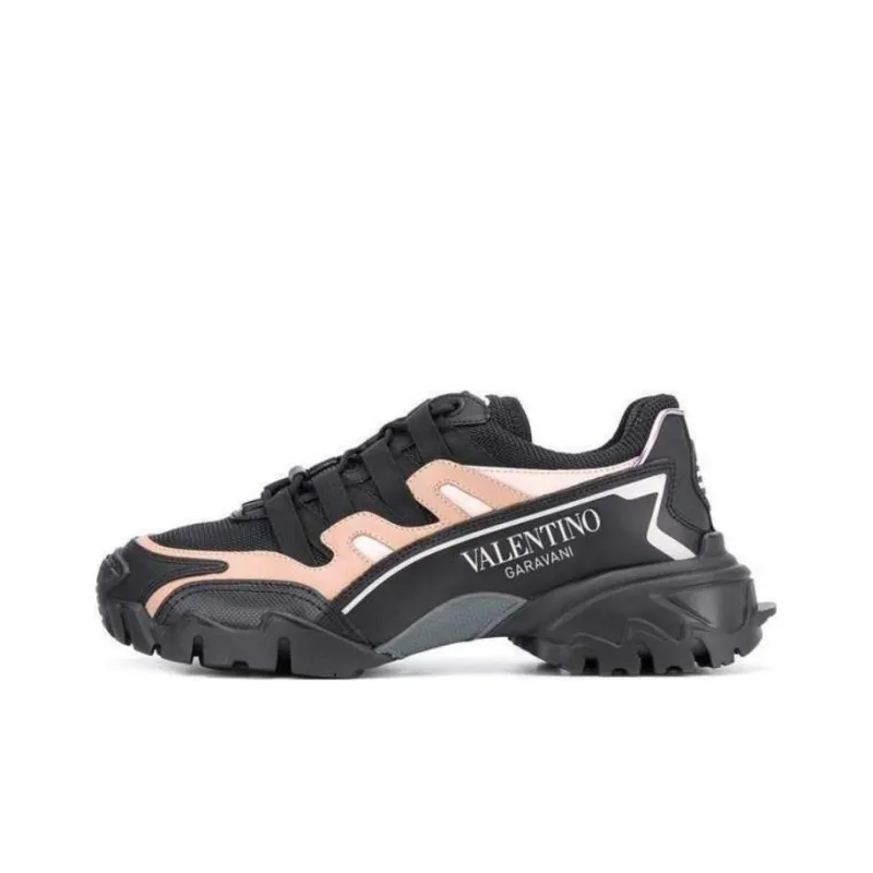 Valentino Climbers Low Top Casual Shoes Men's Black-0