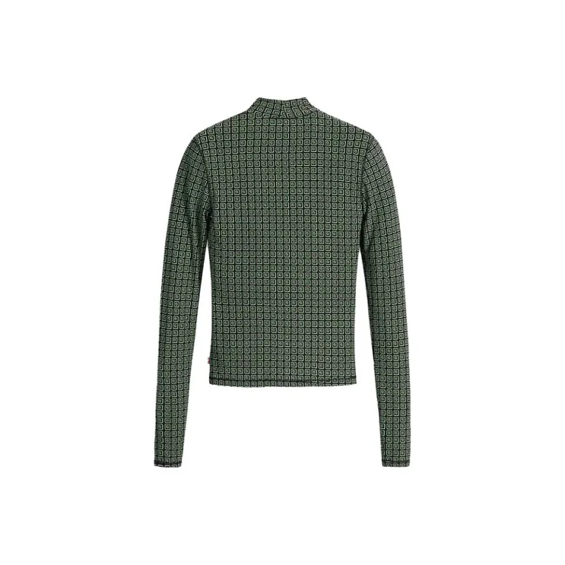 Levis T-Shirts Women's Dark Green-1