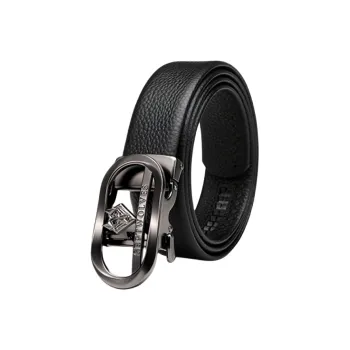 SEPTWOLVES Automatic Buckle High-End Cow Leather Leather Belts Men's Width 3.55CM
