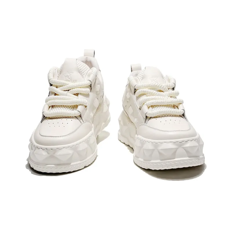 MOERBAI Slip Resistant Balance Lightweight Height Increasing Coverage Low Top Skateboard Shoes Unisex-2