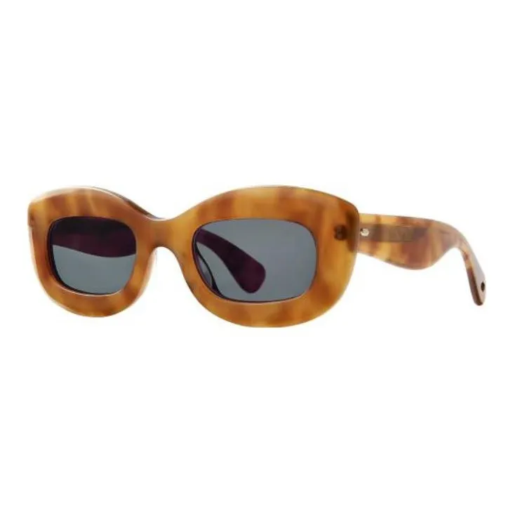 GARRETT LEIGHT Dolores Round frame Sunglasses-0