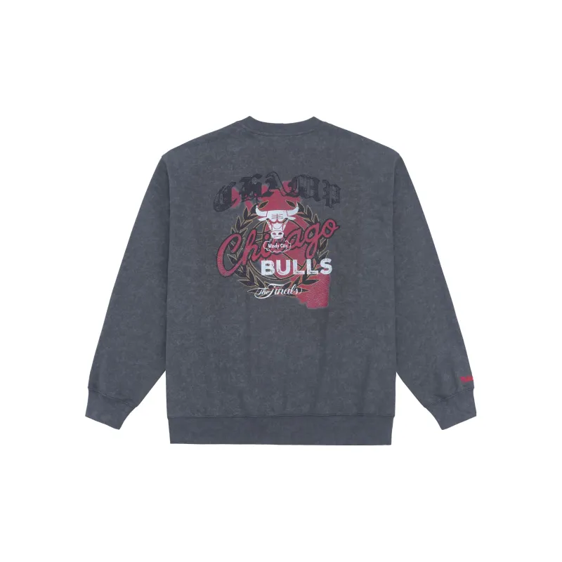 Mitchell Ness Sweatshirts Unisex Gray-1
