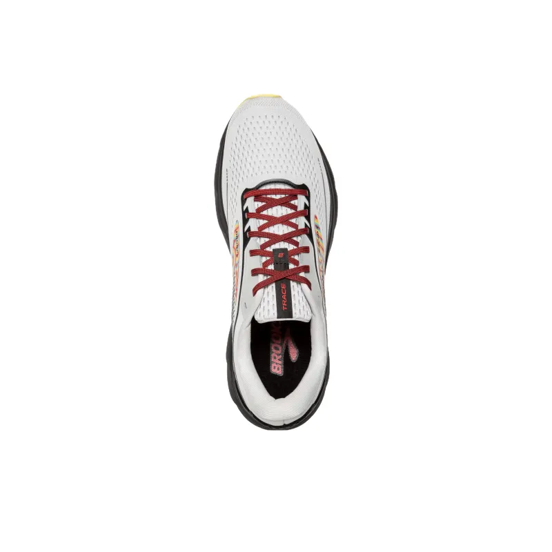 Brooks Trace 2 Slip Resistant Low Top Running Shoes Men's White-2