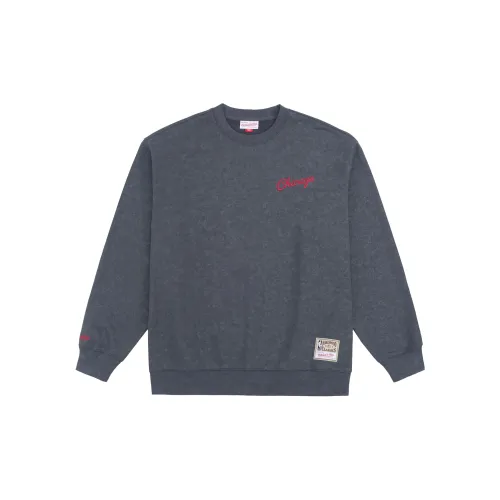 Mitchell Ness Sweatshirts Unisex Gray