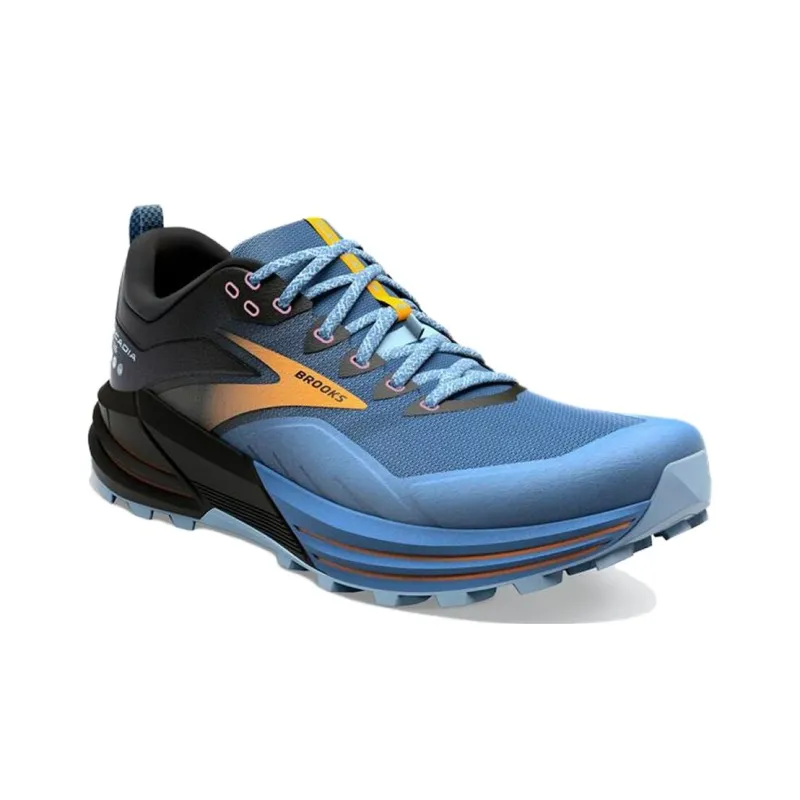 Brooks Cascadia 16 Cushioned Slip-Resistant Low-Top Casual Running Shoes Women's Blue-2