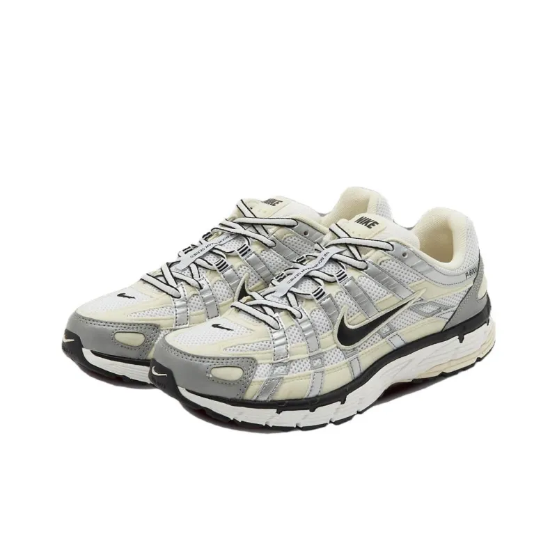 Nike P 6000 Coconut Milk Metallic Silver Women's-2
