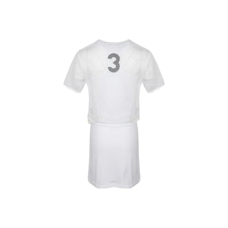 Adidas Neo Short Sleeved Dresses Women's White-1