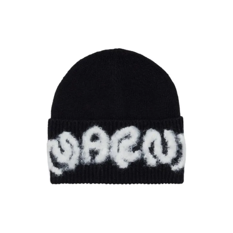 MARNI Logo Appliqué Wool Beanie-0