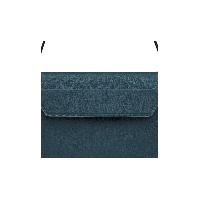 HERMES Citynews Togo Sombrero II Calfskin Messenger Bag Crossbody Bags Regular Men's Midnight Blue-3