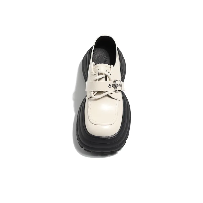MIS. DANNY Loafers Women's Black/Beige-4