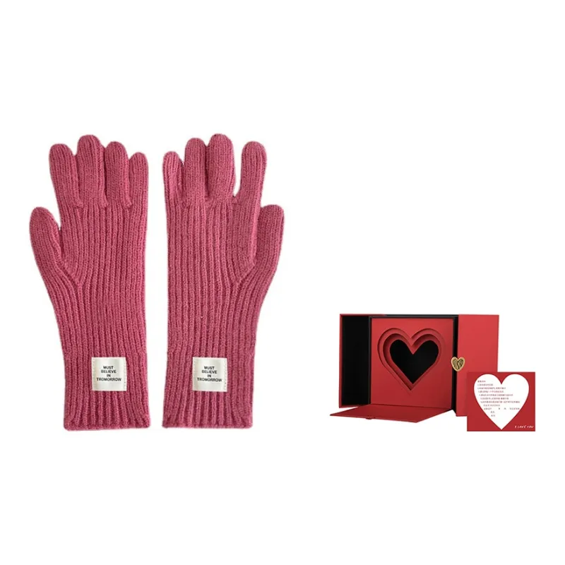 MUSTKOO Knit Gloves Women's-2