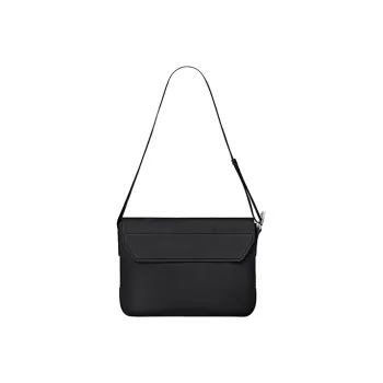 HERMES Citynews Togo With Sombrero II Calfskin Messenger Bag Shoulder Bag Men's Black