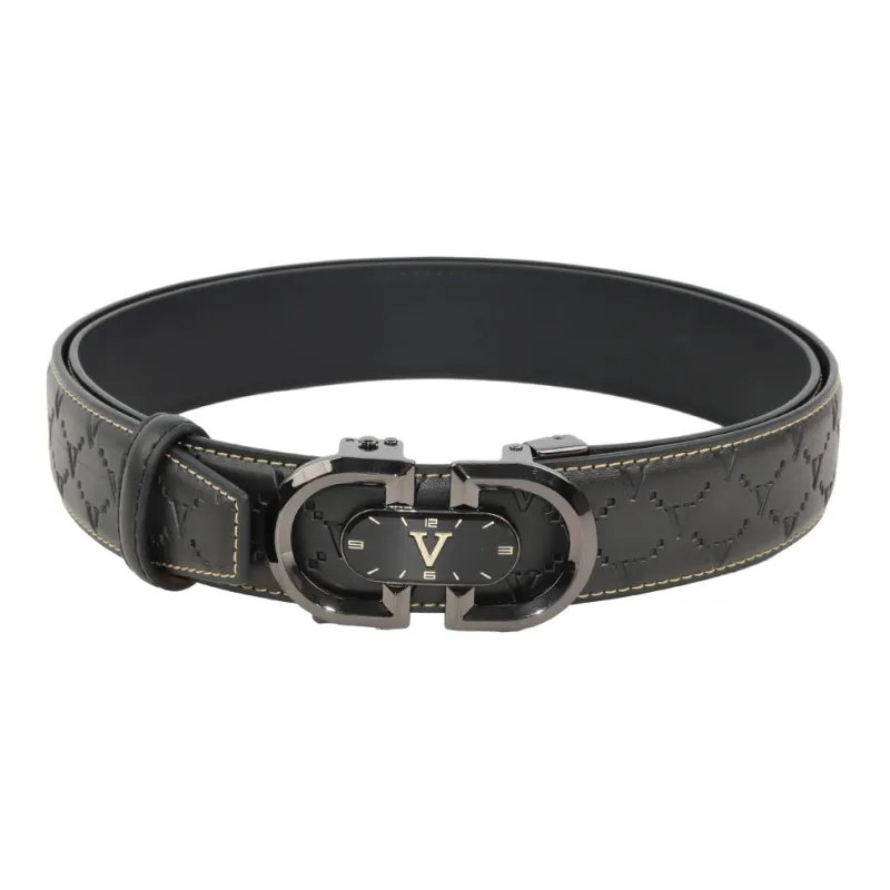 NINE NAIL Cow Leather Genuine Leather Men's Belt Men's Width 3.5cm-2