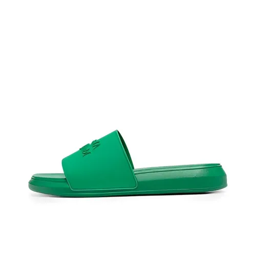 Alexander McQueen Slide Slippers Men Green