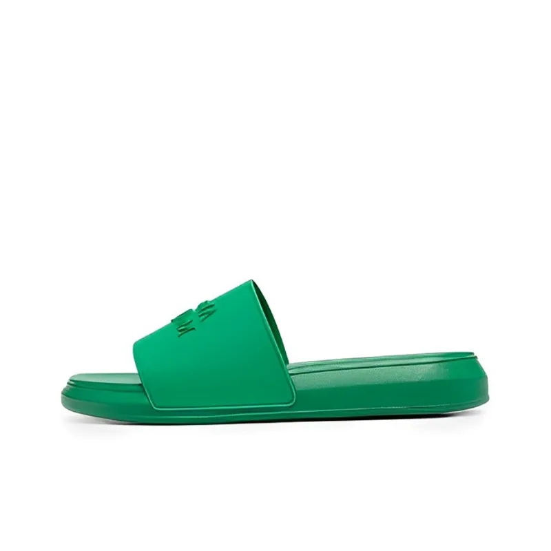 Alexander McQueen Rubber Sole Slip Resistant Slide Slippers Men's Green-0