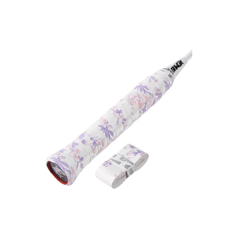 MBFISH Badminton Grip Tape Light Cherry Blossom Pink Pine Moon White PU Racquet Controller Thin-3