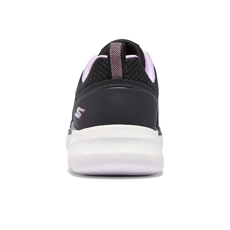 Skechers Go Walk 6 Anti Slip Wear Resistant Breathable Lightweight Low Top Casual Shoes Women's Black-4