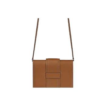 HERMES H Passant Evercolor Calfskin Handheld Shoulder Bag Crossbody Bag Regular Women's Brown
