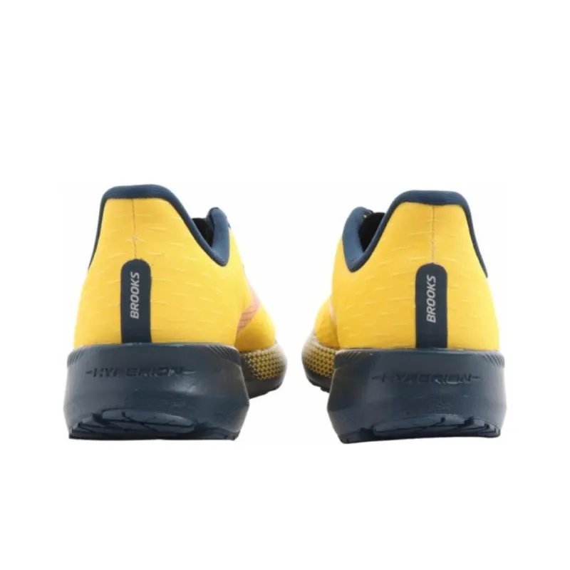 Brooks Hyperion Tempo Slip Resistant Low Top Running Shoes Men's Yellow-4