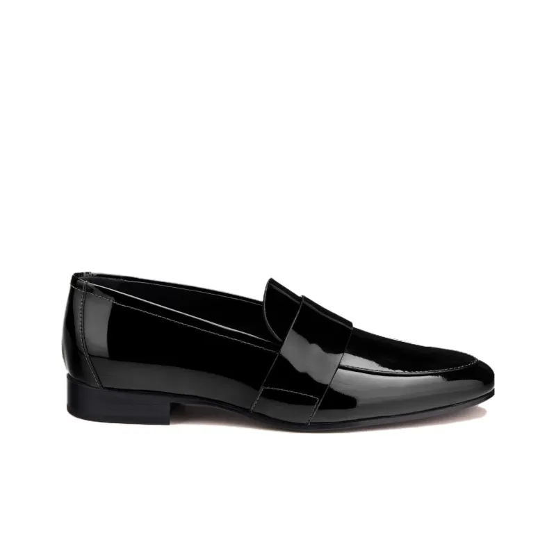 AGL COSTANZA MOC Loafers 2cm Women's Black-1
