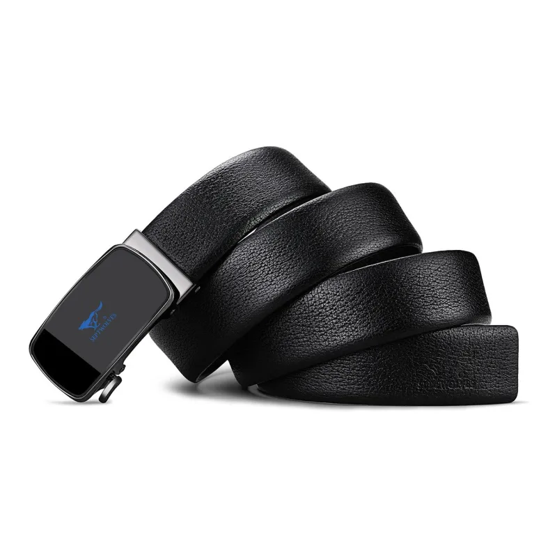 SEPTWOLVES Casual Youth Pin Buckle Leather Belts Men's Width 3.4cm-2
