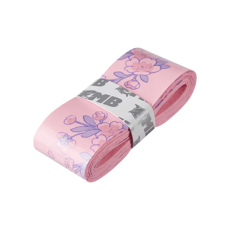 MBFISH Badminton Grip Tape Light Cherry Blossom Pink Pine Moon White PU Racquet Controller Thin-1