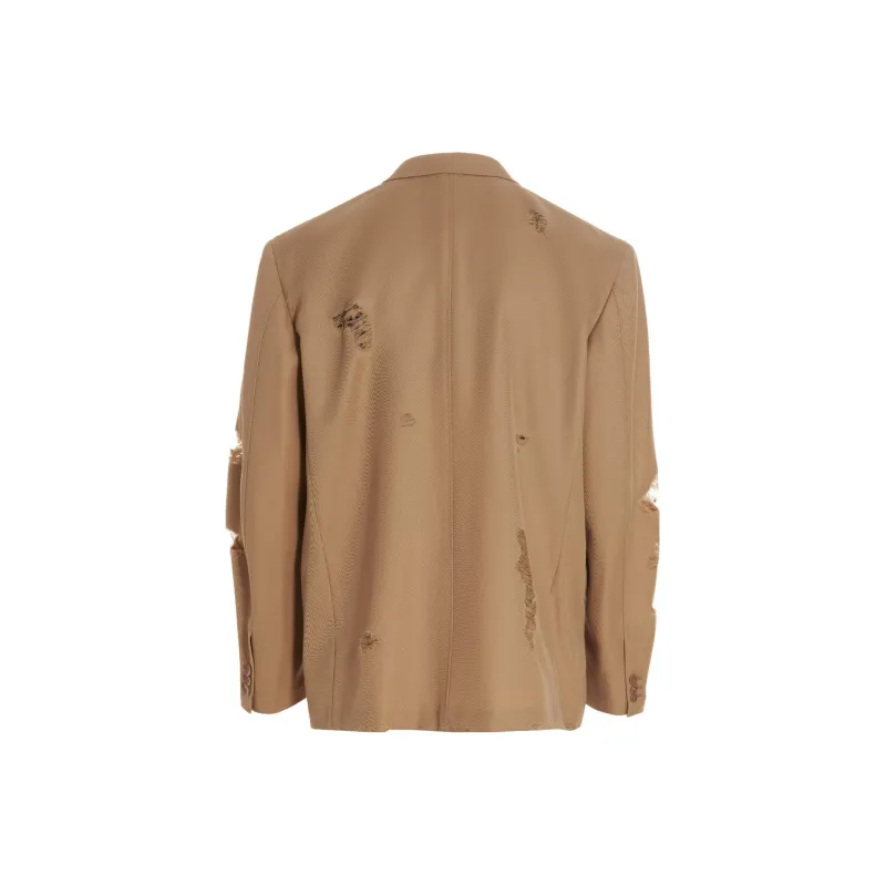 Doublet Ripped detail Wool Blazer-1