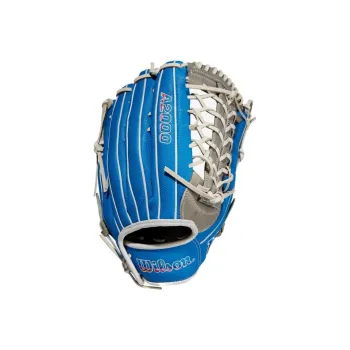 Wilson Baseball Gloves Pitching Glove Top Grain Cow Leather 12.25 Inches Unisex Blue