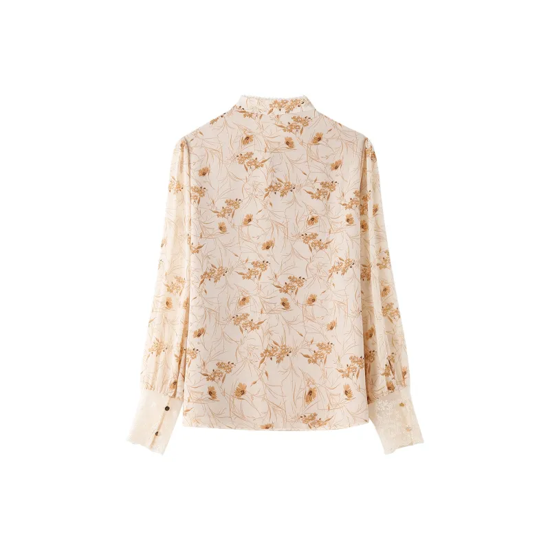H YXIANG Chiffon Shirts Women's-1