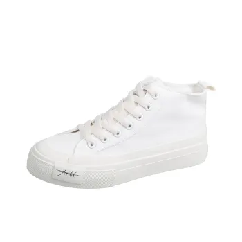 FCS Anti-Slip Wear-Resistant High-Top Canvas Shoes Women's