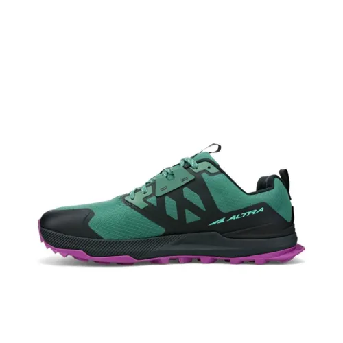 Altra Lone Peak 7 Running Shoes Men Low-Top Green/Cyan