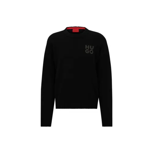 HUGO BOSS Sweaters Men Black