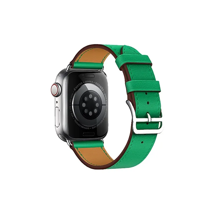 HERMES Watch Band All Compatibility Cowhide Leather Material-3