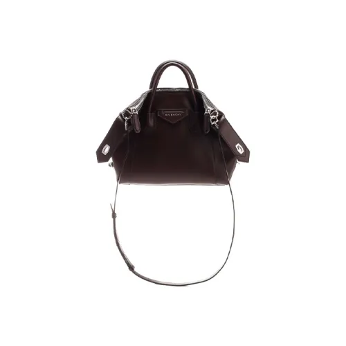 GIVENCHY Cow Leather Crossbody Bag One Shoulder Handbag Women's Brown