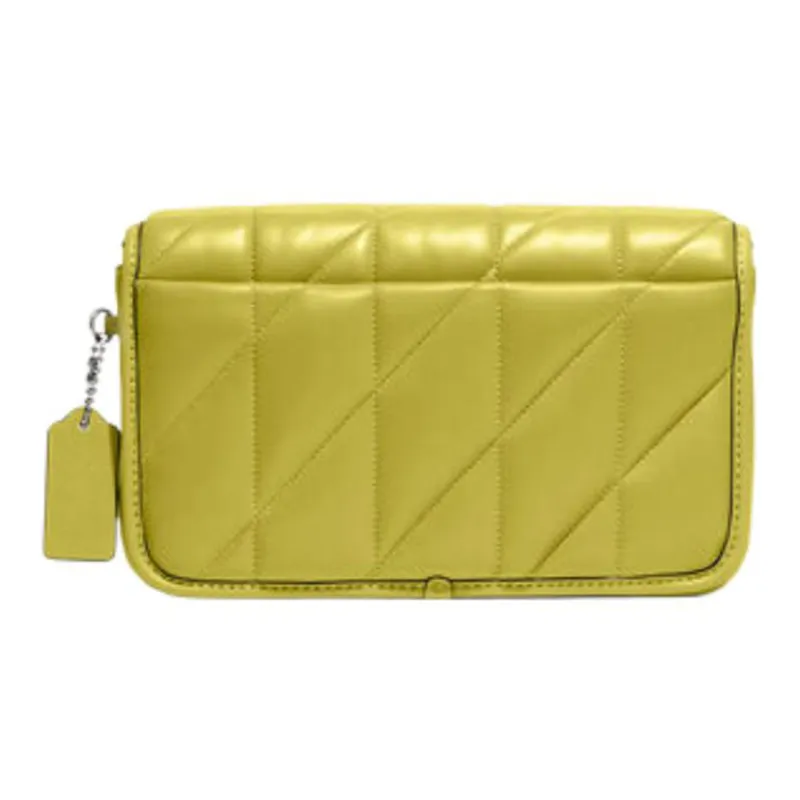 COACH Hayden Leather Pillow Bag Shoulder Bag Women's Lemon-2