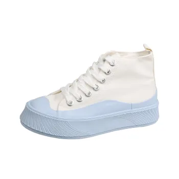 FCS Slip-Resistant Breathable High-Top Canvas Shoes Women's