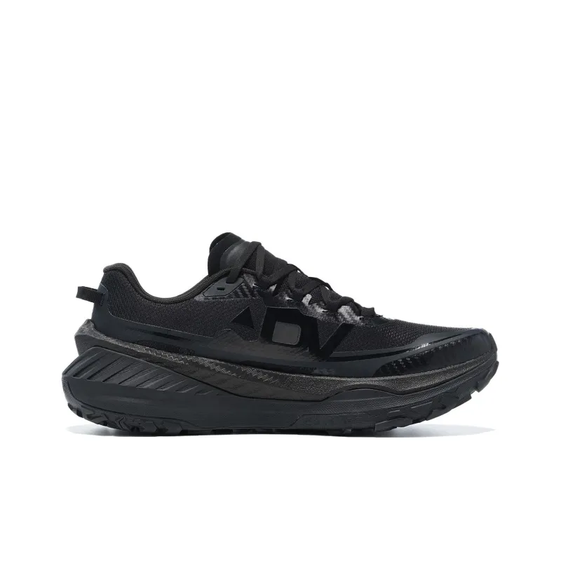 LiNing Cushioning Wear Resistant Low Top Casual Running Shoes Men's Black-1