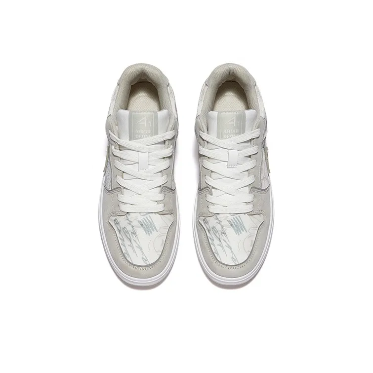 A1 Graffiti Collection Coverage Abrasion Resistant Low Top Skateboard Shoes Unisex-15
