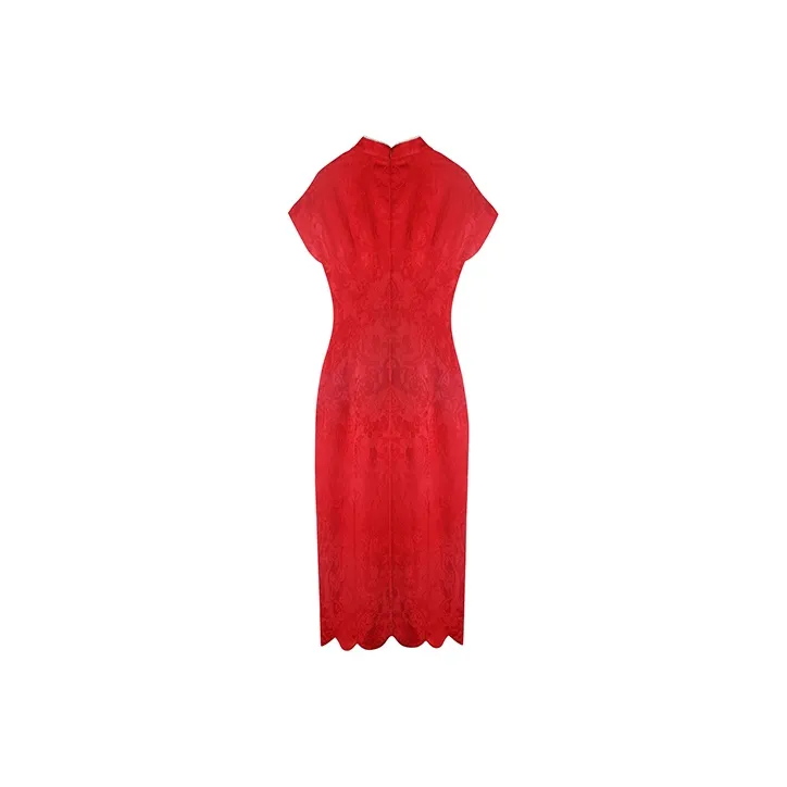 JINYE ORIENTAL Cheongsams Women's Red-1