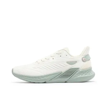361° Volcanic Rain Screen Anti Slip Wear Resistant Low Top Running Shoes Women's Feather White Light Smoke Green