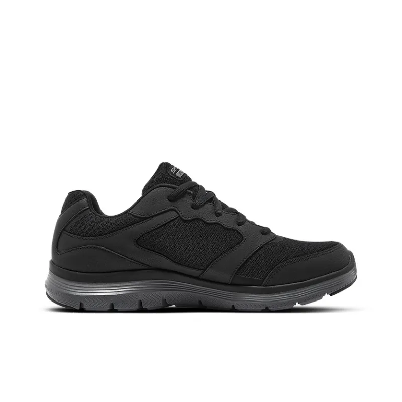 Skechers Flex Advantage 4.0 Cushioned Wear Resistant Breathable Low Top Casual Shoes Men's Black-1