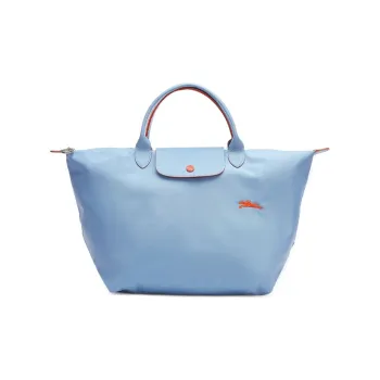 LONGCHAMP Le Pliage Fabric Dumpling Bag Handbag Women's Haze Blue