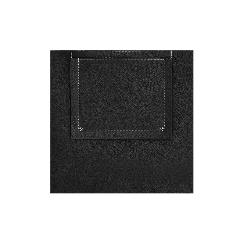 HERMES Cabasellier Little Bull Leather Tote Bag Shopping Bag Shoulder Bag Handbag Women's Noir Black-3
