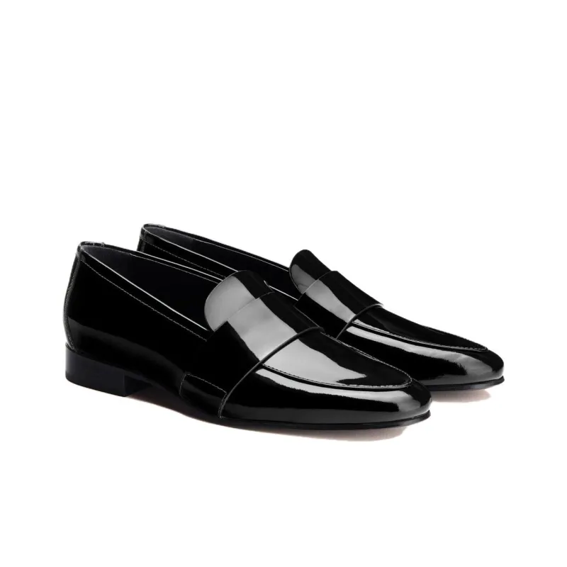 AGL COSTANZA MOC Loafers 2cm Women's Black-2