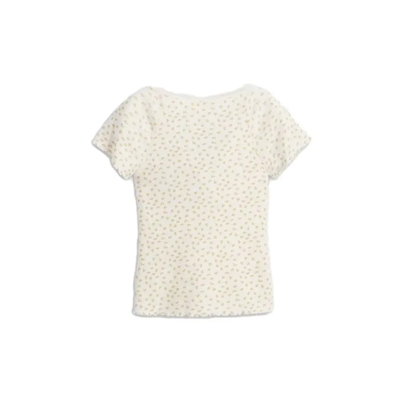 Levis T-Shirts Women's Ecru-1